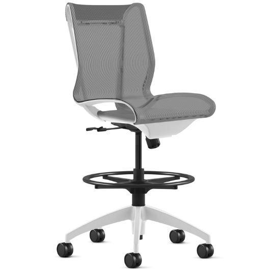 Cydia 3306 - 3308 Stool Plastic Nylon Base Armless Stools 9to5 Seating 