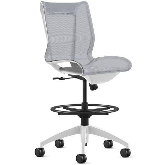 Cydia 3306 - 3308 Stool Plastic Nylon Base Armless Stools 9to5 Seating 