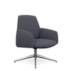 Envoi Midback Lounge Chair Lounge Seating SitOnIt Fabric Color Quartz Auto Return Frame Color Polished Aluminum