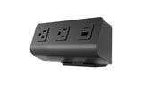 ESI FlexCharge4C personal desktop power with USB A & C Ports Power Solution ESI Ergo Black 