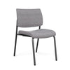 Focus Guest Chair w/ Fabric Seat & Back Guest Chair, Cafe Chair SitOnIt Fabric Color Smoky Black Frame 