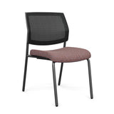 Focus Guest Chair w/ Mesh Back Guest Chair, Cafe Chair SitOnIt Fabric Color Citrus Mesh Color Black Black Frame