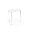 Intellect Wave 4-Leg Desk Laminate Top Classroom Desks, Sit-to-Stand KI Edge Color Frosty White Frame Color Cottonwood Laminate Color Frosty White