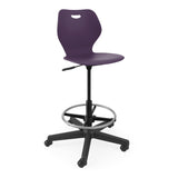 Intellect Wave Task Stool | Glides and Casters Stools SitOnIt 