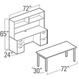 Ionic Office Suite Package | Adaptable Solutions | Offices To Go Office Desk Set OfficesToGo 