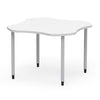 KI Ruckus Activity Clover Shaped Table | Fixed or Height Adjustable Student Desk KI 