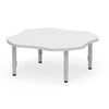 KI Ruckus Activity Clover Shaped Table | Fixed or Height Adjustable Student Desk KI 