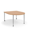 KI Ruckus Activity D-Shaped Table | Fixed or Height Adjustable Student Desk KI 