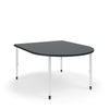 KI Ruckus Activity D-Shaped Table | Fixed or Height Adjustable Student Desk KI 