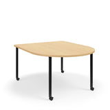 KI Ruckus Activity D-Shaped Table | Fixed or Height Adjustable Student Desk KI 