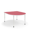 KI Ruckus Activity D-Shaped Table | Fixed or Height Adjustable Student Desk KI 