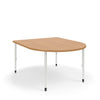 KI Ruckus Activity D-Shaped Table | Fixed or Height Adjustable Student Desk KI 