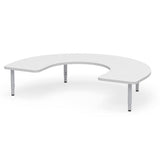 KI Ruckus Activity Horseshoe Shaped Table | Fixed or Height Adjustable Student Desk KI 