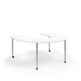 KI Ruckus Activity Horseshoe Shaped Table | Fixed or Height Adjustable Student Desk KI 