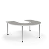 KI Ruckus Activity Horseshoe Shaped Table | Fixed or Height Adjustable Student Desk KI 