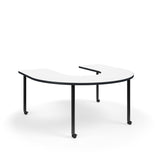 KI Ruckus Activity Horseshoe Shaped Table | Fixed or Height Adjustable Student Desk KI 