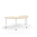 KI Ruckus Activity Kidney Shaped Table | Fixed or Height Adjustable Student Desk KI 