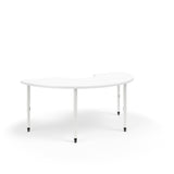 KI Ruckus Activity Kidney Shaped Table | Fixed or Height Adjustable Student Desk KI 