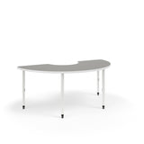 KI Ruckus Activity Kidney Shaped Table | Fixed or Height Adjustable Student Desk KI 