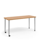 KI Ruckus Activity Rectangle Table | Fixed or Adjustable Height | Round Corners Student Desk KI 