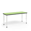 KI Ruckus Activity Rectangle Table | Fixed or Adjustable Height | Round Corners Student Desk KI 