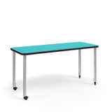 KI Ruckus Activity Rectangle Table | Fixed or Adjustable Height | Round Corners Student Desk KI 