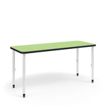 KI Ruckus Activity Rectangle Table | Fixed or Adjustable Height | Square Corners Student Desk KI 