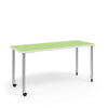 KI Ruckus Activity Rectangle Table | Fixed or Adjustable Height | Square Corners Student Desk KI 