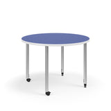 KI Ruckus Activity Round Shaped Table | Fixed or Height Adjustable Student Desk KI 