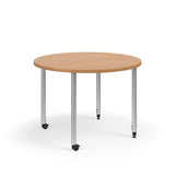 KI Ruckus Activity Round Shaped Table | Fixed or Height Adjustable Student Desk KI 