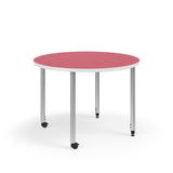 KI Ruckus Activity Round Shaped Table | Fixed or Height Adjustable Student Desk KI 