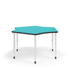 KI Ruckus Activity Sprocket Shaped Table | Fixed or Height Adjustable Student Desk KI 