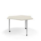 KI Ruckus Activity Sprocket Shaped Table | Fixed or Height Adjustable Student Desk KI 