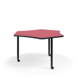 KI Ruckus Activity Sprocket Shaped Table | Fixed or Height Adjustable Student Desk KI 