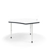 KI Ruckus Activity Sprocket Shaped Table | Fixed or Height Adjustable Student Desk KI 