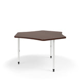 KI Ruckus Activity Sprocket Shaped Table | Fixed or Height Adjustable Student Desk KI 