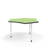 KI Ruckus Activity Sprocket Shaped Table | Fixed or Height Adjustable Student Desk KI 