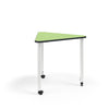 KI Ruckus Post-Leg Desk | Fixed or Height Adjustable | E-Triangle Shape Student Desk KI 