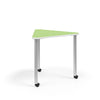 KI Ruckus Post-Leg Desk | Fixed or Height Adjustable | E-Triangle Shape Student Desk KI 