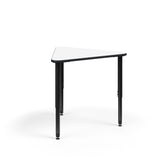 KI Ruckus Post-Leg Desk | Fixed or Height Adjustable | E-Triangle Shape Student Desk KI 