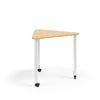 KI Ruckus Post-Leg Desk | Fixed or Height Adjustable | E-Triangle Shape Student Desk KI 