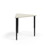 KI Ruckus Post-Leg Desk | Fixed or Height Adjustable | E-Triangle Shape Student Desk KI 