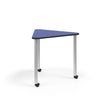 KI Ruckus Post-Leg Desk | Fixed or Height Adjustable | E-Triangle Shape Student Desk KI 