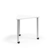 KI Ruckus Post-Leg Desk | Fixed or Height Adjustable | E-Triangle Shape Student Desk KI 