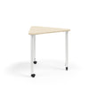 KI Ruckus Post-Leg Desk | Fixed or Height Adjustable | E-Triangle Shape Student Desk KI 