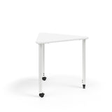 KI Ruckus Post-Leg Desk | Fixed or Height Adjustable | E-Triangle Shape Student Desk KI 