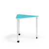 KI Ruckus Post-Leg Desk | Fixed or Height Adjustable | E-Triangle Shape Student Desk KI 