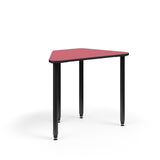 KI Ruckus Post-Leg Desk | Fixed or Height Adjustable | Oddquad Shape Student Desk KI 