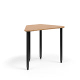 KI Ruckus Post-Leg Desk | Fixed or Height Adjustable | Oddquad Shape Student Desk KI 