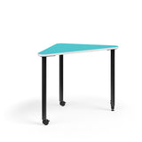 KI Ruckus Post-Leg Desk | Fixed or Height Adjustable | R-Triangle Shape Student Desk KI 